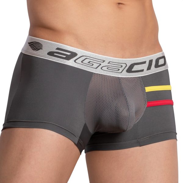 Agacio AGG064 Sheer Piping Boxer Trunk For Sale - Image 5