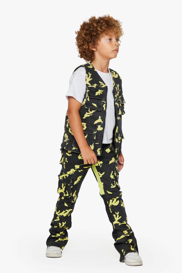 KIDS  BATTALION  VEST - NEON SHADOW Online Hot Sale - Image 3