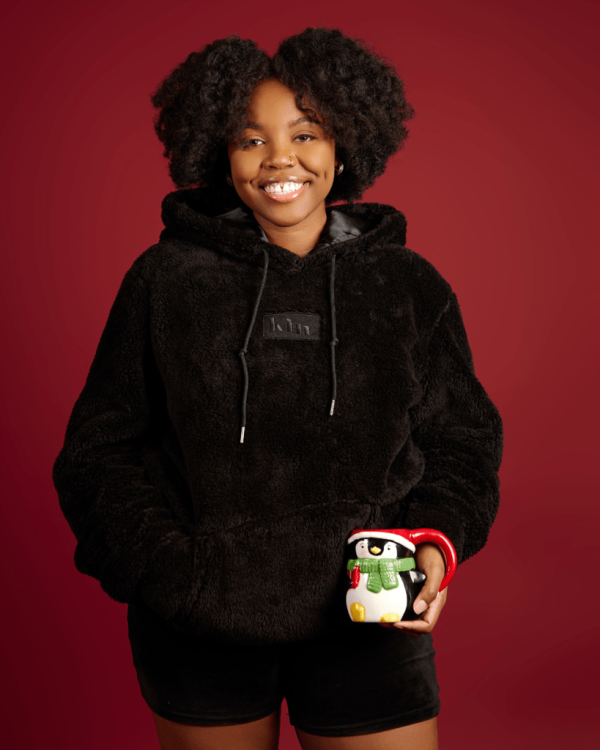 Onyx Thin Teddy Fleece Pullover For Discount - Image 3