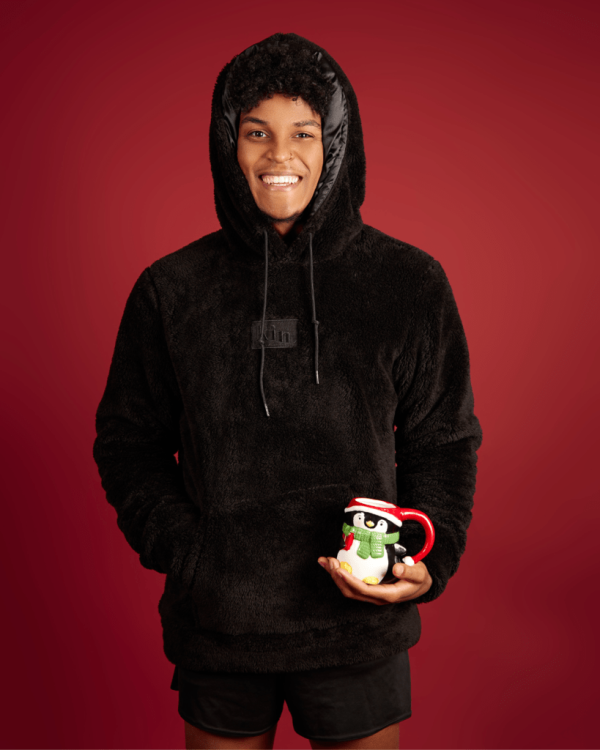 Onyx Thin Teddy Fleece Pullover For Discount - Image 5