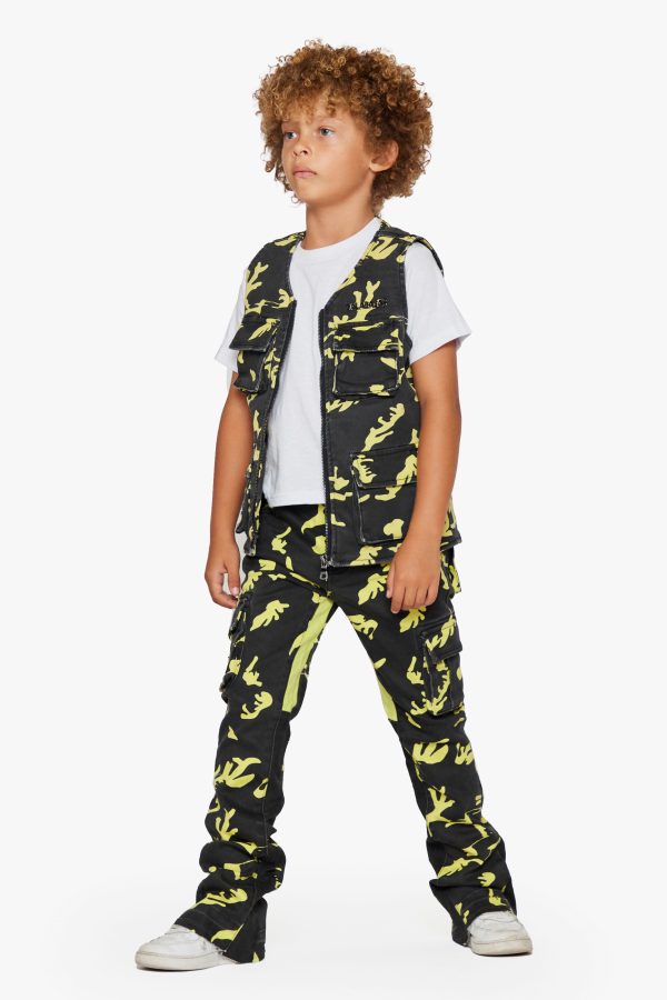 KIDS  BATTALION  VEST - NEON SHADOW Online Hot Sale - Image 2