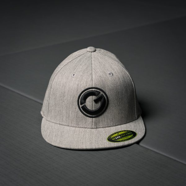 “G Shield” FlexFit Hat - Grey   Black For Sale - Image 2