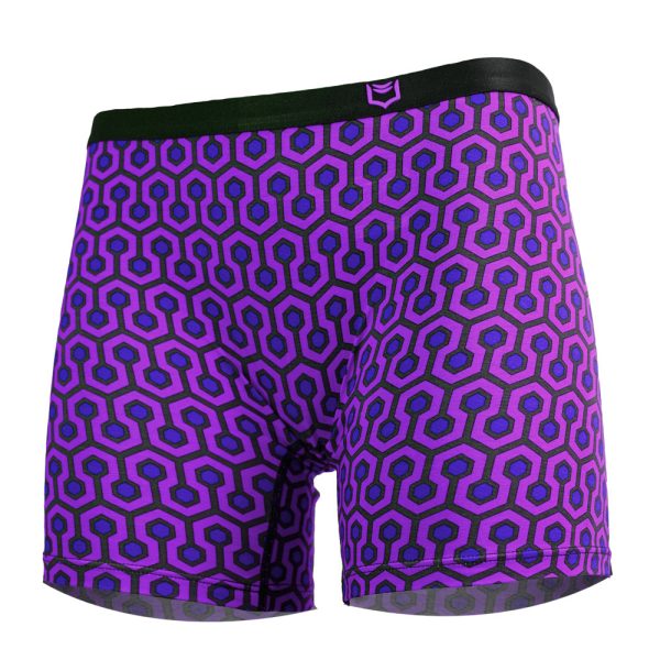 SHEATH Women s Bamboo Hexagon Long Leg Boxer Brief Supply