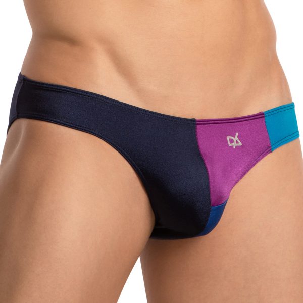 Daniel Alexander DAI096 Tri Color Bulge Pouch Bikini Cheap
