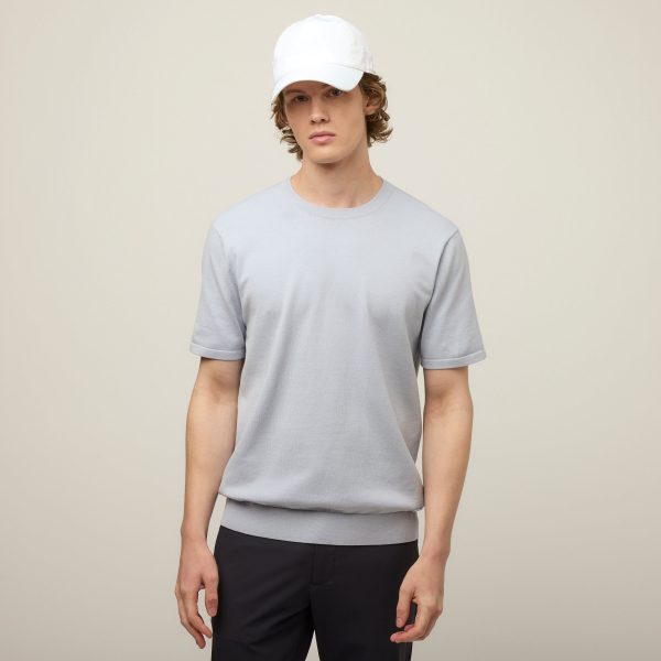 Cotton Nylon Knit Tee on Sale - Image 5
