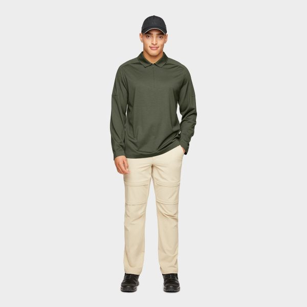 Merino LS Zip Polo Online - Image 2