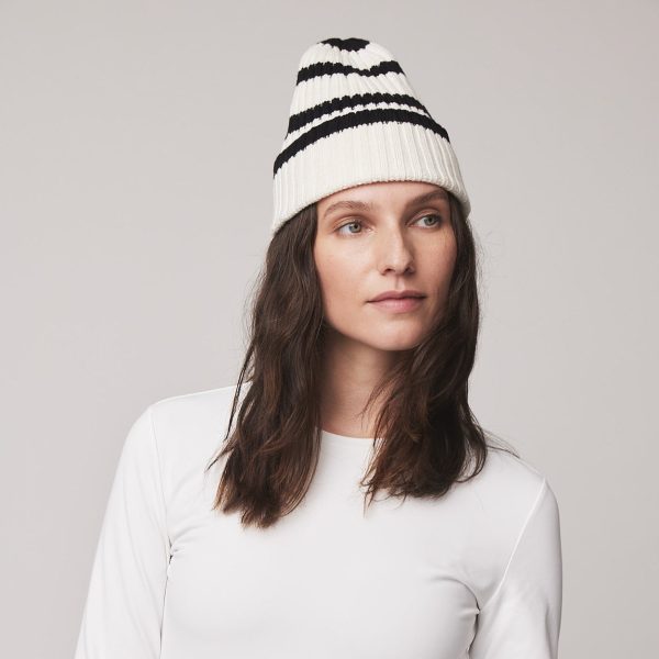 Striped Rib Beanie Online now - Image 2