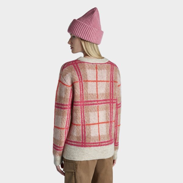 Plaid Mohair Sweater For Discount - Image 4