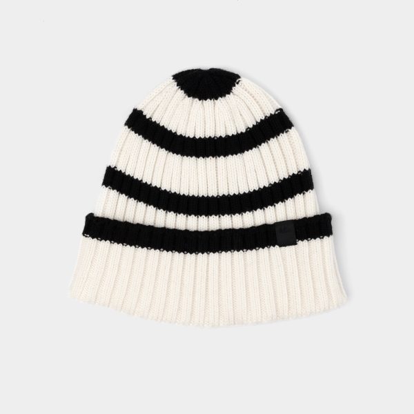 Striped Rib Beanie Online now