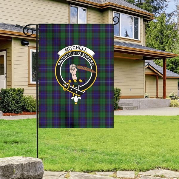 Mitchell Tartan Crest Garden Flag Fashion - Image 4