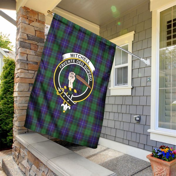 Mitchell Tartan Crest Garden Flag Fashion - Image 2
