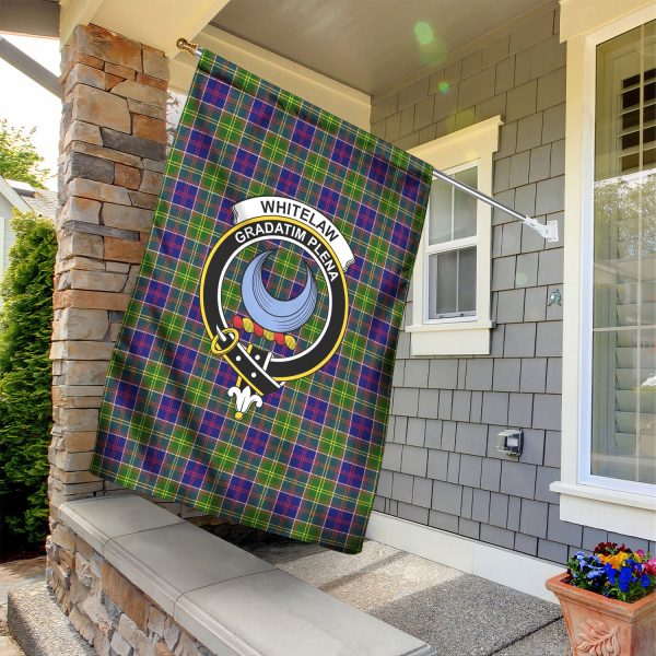 Whitelaw Tartan Crest Garden Flag Supply - Image 2