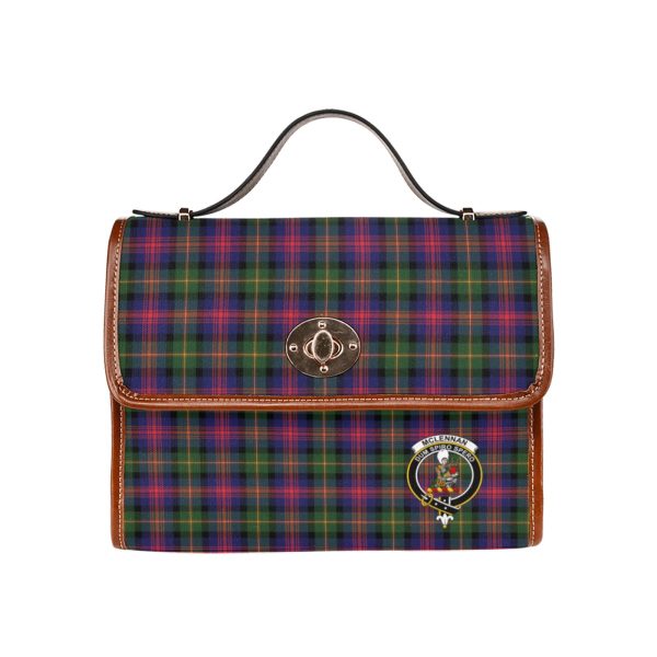 McLennan Modern Tartan Crest Canvas Bag Online Sale