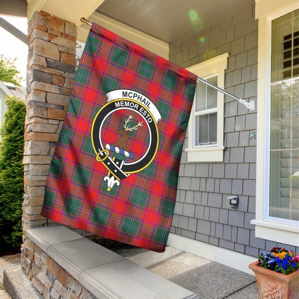 McPhail Clan Tartan Crest Garden Flag Online Hot Sale - Image 2
