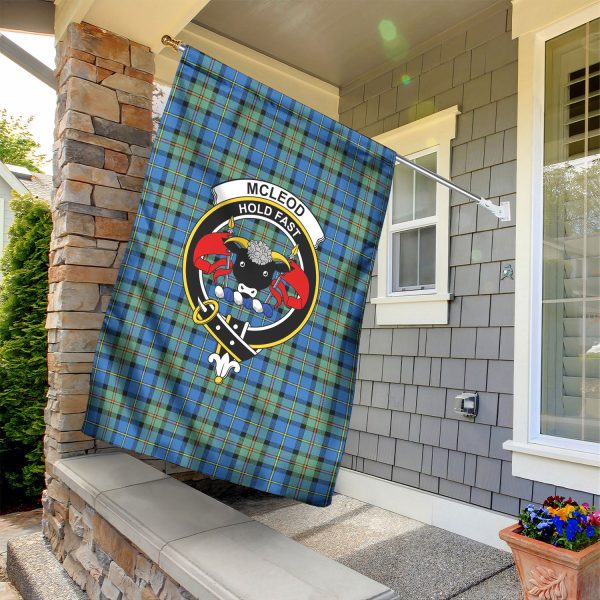 McLeod of Harris Ancient Tartan Crest Garden Flag Hot on Sale - Image 2