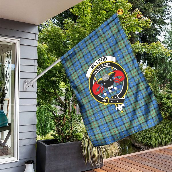 McLeod of Harris Ancient Tartan Crest Garden Flag Hot on Sale - Image 3