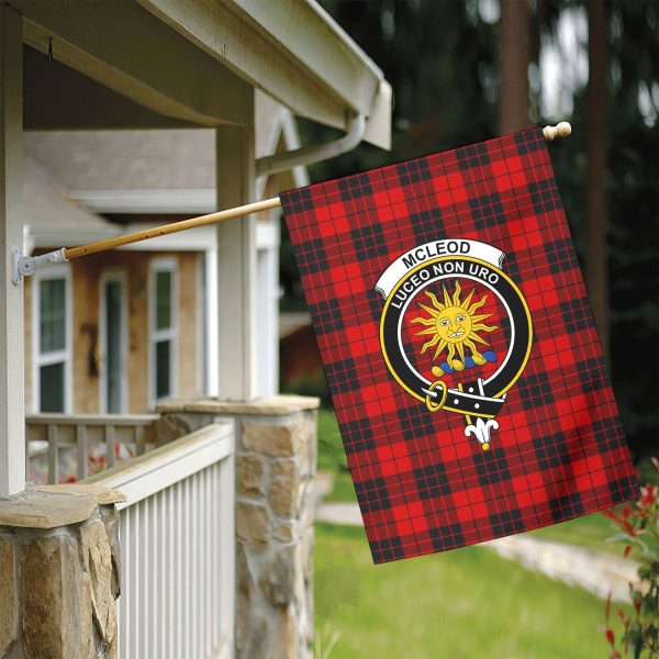 McLeod of Raasay Tartan Crest Garden Flag For Discount - Image 5