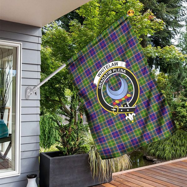 Whitelaw Tartan Crest Garden Flag Supply - Image 3