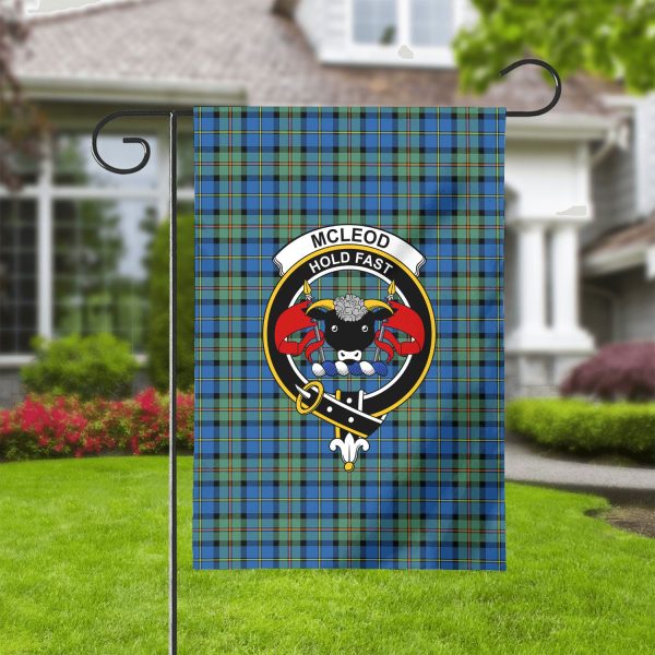 McLeod of Harris Ancient Tartan Crest Garden Flag Hot on Sale